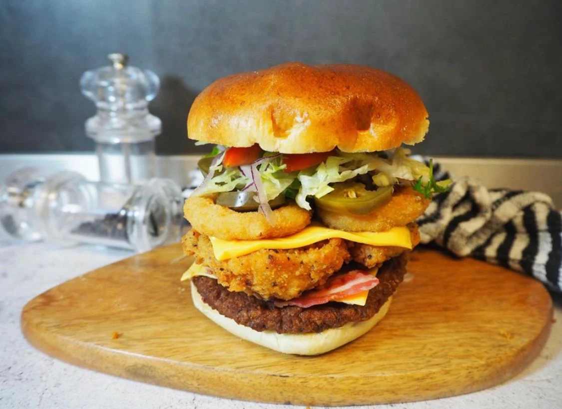 Juicy Burgers Served at Bad Boy Street Food Mossley's Takeaway in Walsall